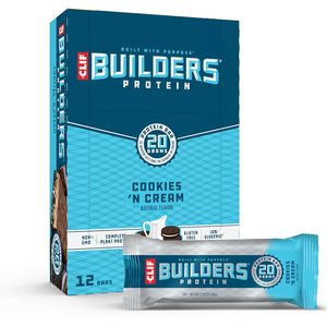 คลิฟ บิลเดอร์ส โปรตีนบาร์ - รสคุกกี้แอนด์ครีม - โปรตีนจากพืช 20 กรัม 2.4 ออนซ์ (แพ็ค 12 ชิ้น) - Product Image 4