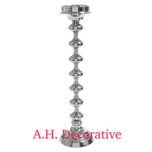 ชุดเชิงเทียนโลหะ9ชิ้นตกแต่งโต๊ะแต่งงานสำเร็จรูปเงางามและตกแต่งคริสต์มาสทำด้วยมือเชิงเทียน - Product Image 5