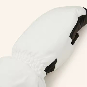 Luxury Ladies <b>Gloves</b> High Quality Genuine Fox Rex Rabbit Fur Cuff Cashmere Lining Fine Grain Sheep Skin Winter Skiing Outdoor - Product Image 4