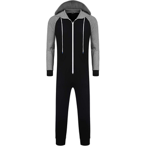 Combinaisons pour hommes à capuche, streetwear tendance 2025, respirantes, séchage rapide, 100% coton, taille personnalisée, adultes - Product Image 3