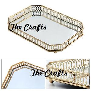 Plateau de vanité de décoration de vaisselle à la maison pour l'organisateur de stockage plateau de vanité de bijoux de taille et de forme personnalisées - Product Image 6