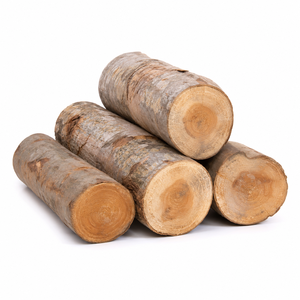 Premium ET Natural Birch Wood <b>Logs</b> Round Timber Sections Grade a 6M X 30CM Bark on Ends Dry Storage for Crafts Firewood <b>Decor</b> - Product Image 6