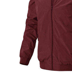 Wholesale Stand Collar Men's Eco-Friendly Breathable Quick Dry <b>Canvas</b> Winter Jacket Polyester Bomber with Front Logo Online Sale - Product Image 3