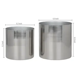 Handcrafted Metal Flower <b>Vase</b> Elegant Contemporary Design for Home & Office Decoration Piece for Apartments big wholesaler - Product Image 6