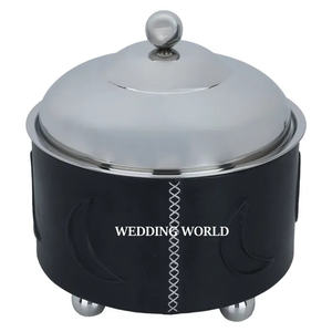 Réchaud à nourriture en métal, vaisselle, excellente qualité, fait à la main, design de casserole, classique, élégant, vente en gros, nouveau réchaud en métal - Product Image 6