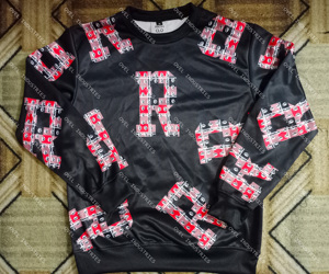 Sublimation Embroidered 100% Polyester Fleece Long Sleeve <b>Pullover</b> Sweatshirt <b>for</b> Spring - Product Image 5