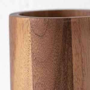 Porte-stylo en bois de manguier naturel Porte-ustensile pour comptoir, cuillères, outils de cuisine - Product Image 4