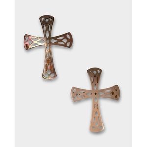 จี้เครื่องประดับลายฉลุประดับมุกดำ - Product Image 1