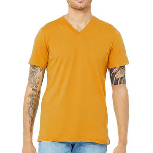 Camiseta de Algodón 100% Orgánico al por Mayor, Cuello Redondo, Manga Corta, Doble Costura, para Hombre y Mujer - Product Image 4