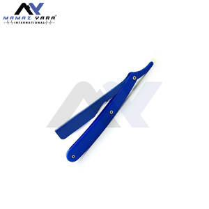 Rasoir à lame droite professionnel pour salon de coiffure, rasage humide, Navaja, lames remplaçables, lisses, traditionnelles, pour le soin masculin - Product Image 5