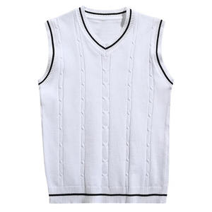 Suéteres sin mangas para hombre y mujer, superventas, fáciles de usar, de alta calidad, con todos los tamaños, colores y decoración de bordado, MOQ bajo - Product Image 1