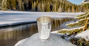 Taza de Julep de menta de latón CAPACIDAD 10 onzas taza de plata recubierta con Metal plata Venta caliente sublimación Drinkware - Product Image 5