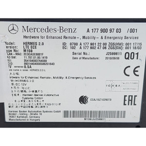 ชุดควบคุมบลูทูธสำหรับโทรศัพท์เมอร์เซเดส เอ-คลาส ซีรีส์ (W177) A1779009703 HARMAN 282914 (18>) - Product Image 3