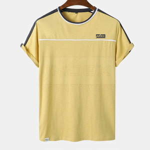 Nouveaux T-shirts décontractés pour hommes de haute qualité avec logo personnalisé motif solide 240 grammes de tissu pour une utilisation en extérieur - Product Image 1