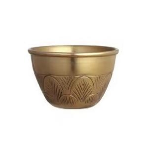 Bol en cuivre pur pour servir les aliments indiens faits à la main bol de service grossistes ustensiles en cuivre India100 % cuivre pur Bo - Product Image 1