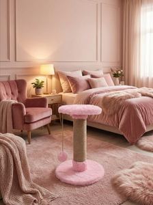 Poteau à griffer Amistar PinkCloud Purr de haute qualité pour chats de toutes tailles - Product Image 4