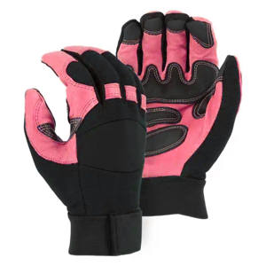 Guantes de trabajo de cuero sintético suave Amara Mecánica Industrial Mano Brazo Protección DE SEGURIDAD Guantes reforzados de uso general - Product Image 3