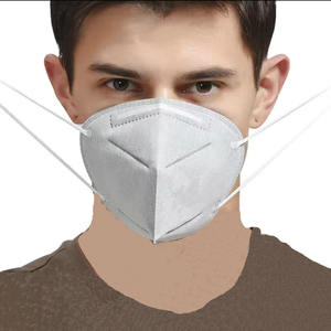 หน้ากากป้องกันฝุ่นหน้ามนุษย์ผ้าใยสังเคราะห์6ชั้นพร้อมชั้นคาร์บอนสำหรับการทำเหมืองแร่และสร้างหมอกควัน - Product Image 1