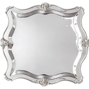 Nueva Placa de cargador de metal Recubrimiento de plata Hierro galvanizado tradicional para decoración de bodas y eventos Hotel uso doméstico a bajo precio - Product Image 1