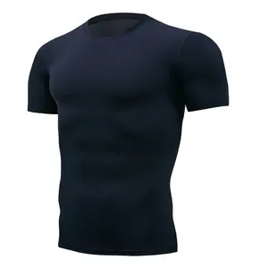 Nouvelle mode hommes T-Shirts été coton couleur unie coton chemises à séchage rapide meilleure qualité Streetwear T-shirt pour hommes - Product Image 6