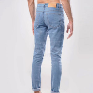 Jeans décontractés respirants pour hommes, faible MOQ, sur mesure, dernier design, 100 % coton lavé, pour la vente en ligne - Product Image 2