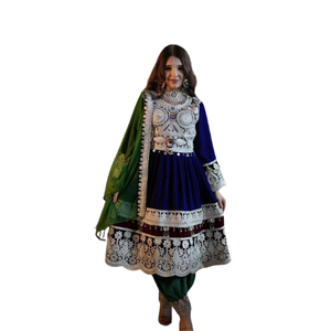 VENTE CHAUDE VÊTEMENTS POUR MARIAGE ET FÊTE ROBES AFGHANES pour FEMMES ROBE KUCHI AFGHAN DE QUALITÉ SUPÉRIEURE - Product Image 1