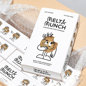 Eco Friendly Custom Printed Kraft Mailer Boxes with <b>Window</b> for Popcorn Coffee Pancake Maple Stack Snacks and Premium Display - Product Image 5