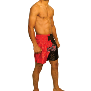 กางเกงขาสั้น MMA แบบมวยไทยยืดได้ทำจากผ้าซาติน/โพลีเอสเตอร์/ ไนลอนระบายอากาศได้ดี - Product Image 4