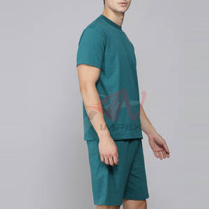 Ensemble T-shirt et short de style avancé, tissu extensible doux, conçu pour la salle de sport, la course à pied et l'usage en plein air - Product Image 2