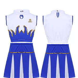 Conjuntos de Uniformes de Animadoras Personalizados con Impresión por Sublimación, Tela que Absorbe la Humedad, Color y Logotipo Personalizados, Alta Calidad para Mujer - Product Image 3