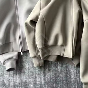 Sweat-shirts à capuche décontractés pour hommes de haute qualité, en tissu polaire, respirants et écologiques, avec fermeture éclair, meilleur prix en stock - Product Image 4
