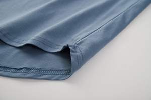 เสื้อยืด100% ไหล่โอเวอร์ไซส์สำหรับผู้ชาย, เสื้อยืดลำลองแฟชั่นฤดูร้อนแขนสั้นผ้าคอตตอนทรงหลวมทันสมัย - Product Image 4