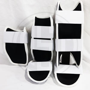 Protections de tibia de baseball professionnelles en cuir souple, légères, durables, avec fermeture auto-agrippante pour les jeunes et les adultes, équipement sportif - Product Image 4