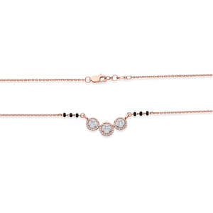 Elegant Diamond Tanmaniya <b>Fine</b> Beaded <b>Necklace</b> - Product Image 4