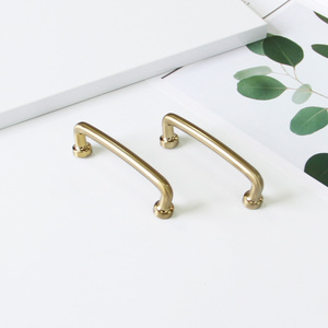 Poignée de porte de placard rectangulaire en laiton doré minimaliste moderne, durable, écologique, cuisine, salle à manger, salle de bain, commode, salon - Product Image 6