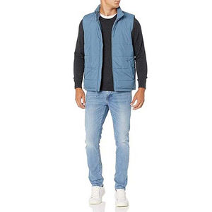 Ropa de invierno Casual otoño acolchado abajo acolchado chaleco acolchado chaquetas ropa de hombre impermeable High Street chaquetas de hombre poliéster - Product Image 4