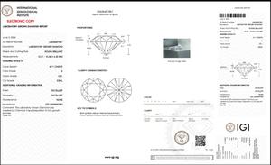 G Color VS2 Claridad Tamaño 4,11 Ct Pulido Labgrown Diamante Forma Redonda Joyería de Diamantes en Forma de Diamantes Sueltos - Product Image 5