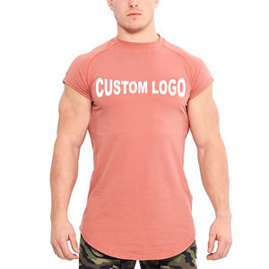 Personnalisé unisexe 100% coton poids lourd surdimensionné cou à manches courtes t-shirts 3D lettre en relief marque privée t-shirt pour hommes - Product Image 1