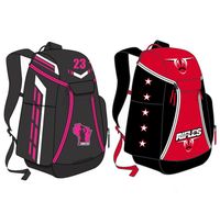 Tas Ransel Basket Custom Cetak Logo Kustom Bahan Microfiber Kapasitas 30-40L Desain Cepat Kering dan Bernapas untuk Sekolah dan Perjalanan
