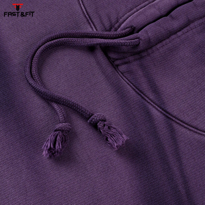 เสื้อฮู้ดสีทึบของผู้ชายมีฮู้ดสีจางลงแดดออกแบบได้ตามต้องการ2025 - Product Image 4