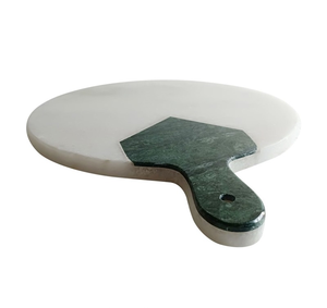 Planche à découper moderne en marbre blanc faite à la main avec logo personnalisable Offre Spéciale - Product Image 2