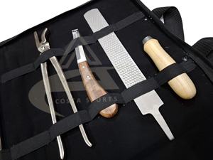 Kit de herramientas de herrador para el cuidado de caballos de 7 piezas de níquel de la mejor calidad del Reino Unido, instrumentos quirúrgicos de herradura para el cuidado de pezuñas de caballos - Product Image 6