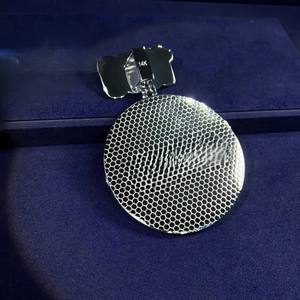 Pendentif en laiton avec logo personnalisé, zircon, diamant glacé, style hip-hop, charme pour cadeau personnalisé avec pierre principale en moissanite - Product Image 4