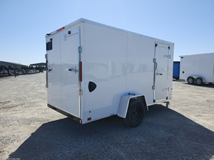 Remorque de transport fermée série Beta 6x12 2026, 2990 GVWR, à essieu unique, avec porte à rampe de 72 pouces de hauteur - Product Image 3
