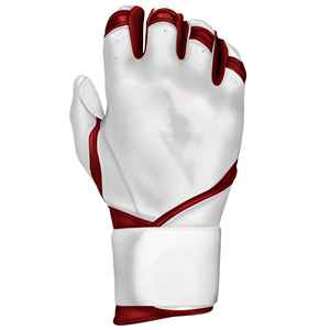 Guantes de Bateo de Béisbol de Cuero Genuino de Primera Calidad, Transpirables, con Correa de Velcro, Orientación Izquierda/Derecha para Adultos, para Todos los Tamaños - Product Image 2