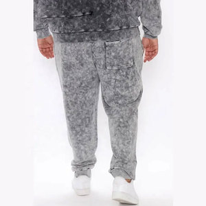 Survêtement élégant délavé à l'acide pour hommes, tenue décontracté de couleur personnalisée, survêtement léger délavé à l'acide pour hommes - Product Image 5