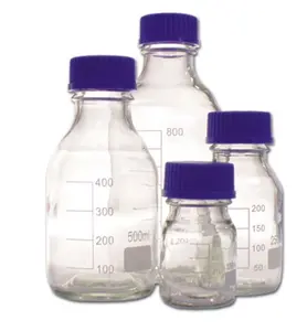 实验室玻璃丽晶瓶实验室玻璃器皿化学丽晶储存瓶带螺丝丽晶瓶玻璃