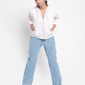 Tailles de sweat à capuche personnalisé pour femmes tissu tricoté grande taille sweat à capuche pour femmes pour dames - Product Image 5