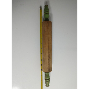 Wooden <b>Rolling</b> <b>Pin</b> With Black Handle Stylish And Natural Kitchen Tool For Family Baking Professional Use And Daily Cooking - Product Image 4