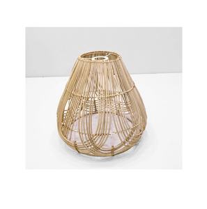 Lustres uniques en rotin tissé naturel/éclairage en bambou durable fabriqué à la main pour la décoration de la maison élégante cadeau en osier nouvel an - Product Image 3